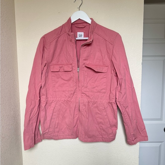 GAP Jackets & Blazers - GAP Women's Pink Utility Jacket